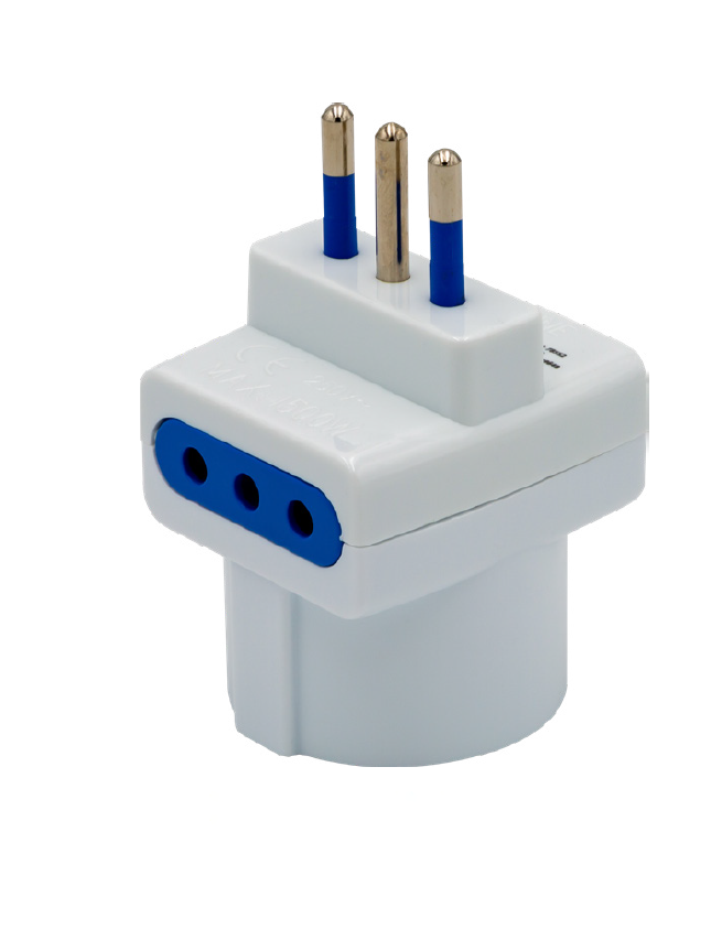 Adaptador De Enchufe Schuko + Toma Múltiple Philco Modelo 78552