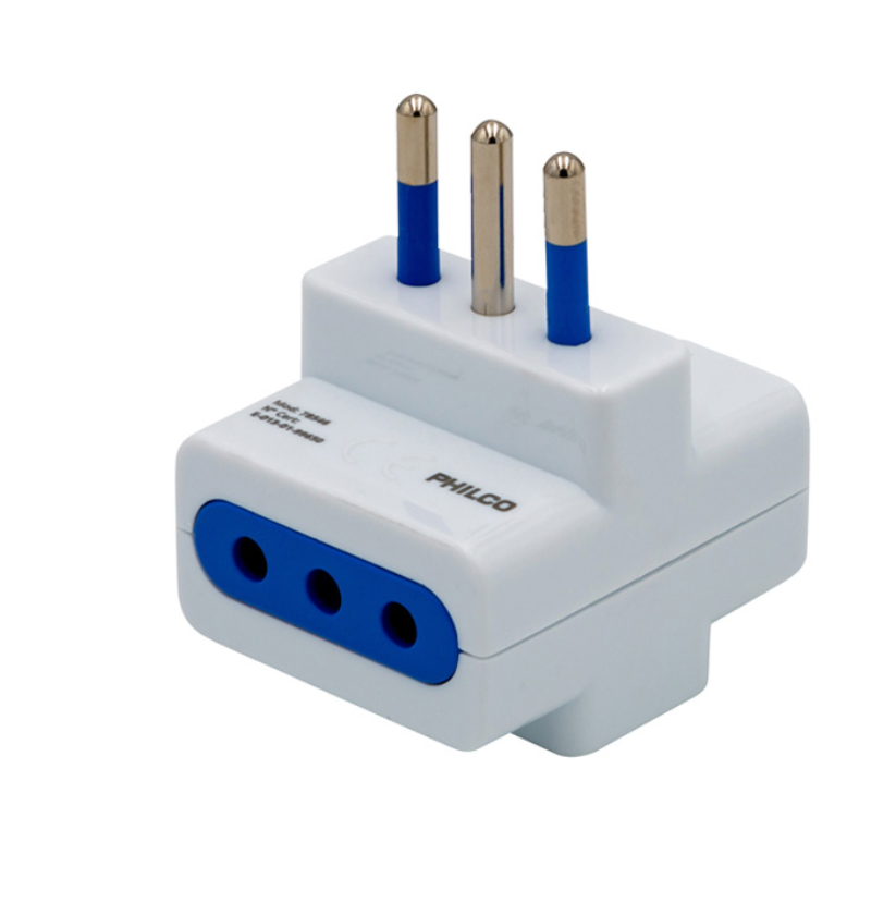 Adaptador De Enchufe Triple Philco Modelo 78546 / 78547 250V 10A 1500W