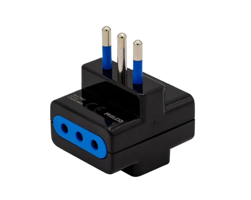 Adaptador De Enchufe Triple Philco Modelo 78546 / 78547 250V 10A 1500W