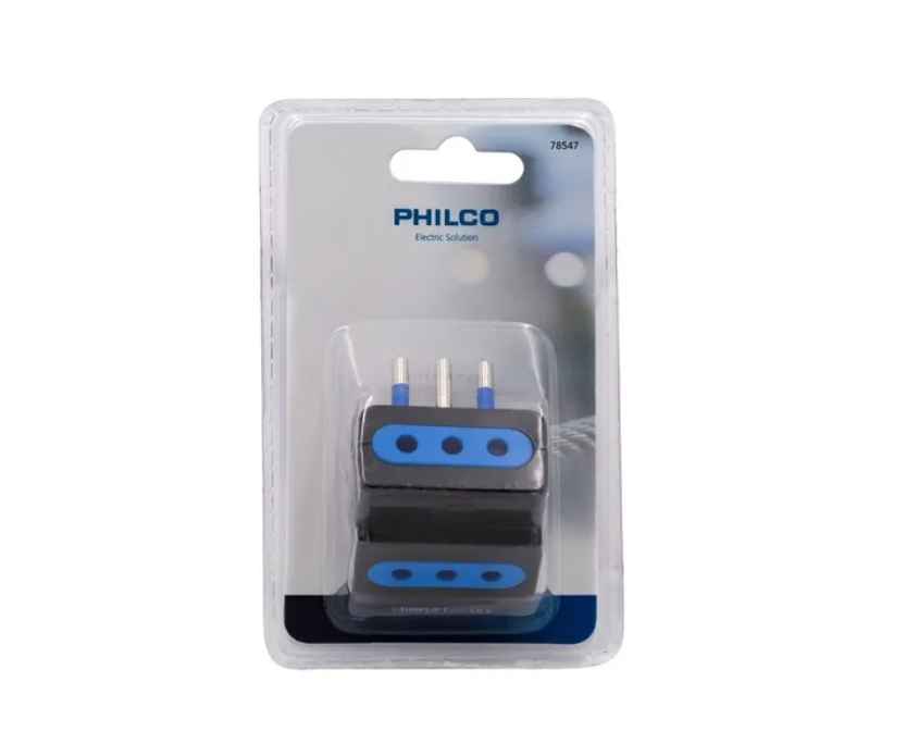Adaptador De Enchufe Triple Philco Modelo 78546 / 78547 250V 10A 1500W