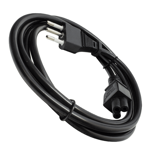 Cable De Poder Tipo Trébol De 1,80 Mts. 220 V / 10 A