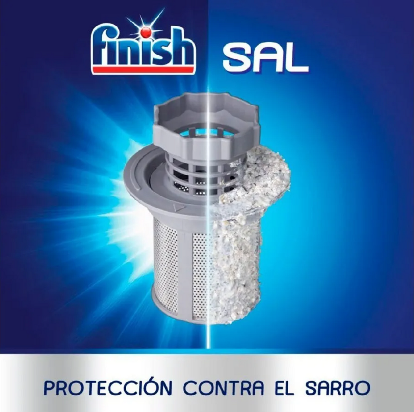 Finish Pack Detergente Botella 1 kg. + Abrillantador 400 ml. + Sal Antisarro 1 kg.