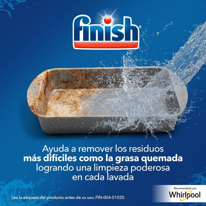 Finish Power Powder Detergente En Polvo Para Lavavajillas Bolsa 1 kg.