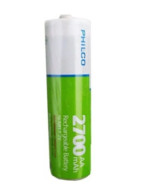 Pila Recargable Philco AA 2700 mAh Pack 2 Unidades