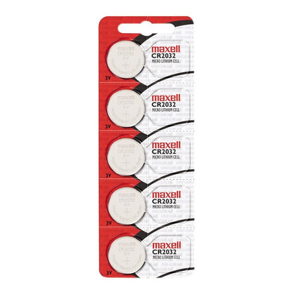 Pila Maxell CR2032 3V Tipo Botón Japonesa Pack de 5 Unidades