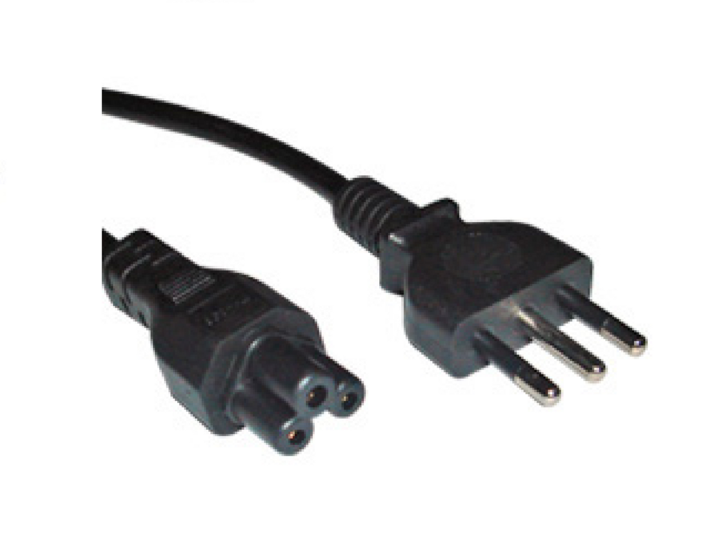 Cable De Poder Tipo Trébol De 1,80 Mts. 220 V / 10 A