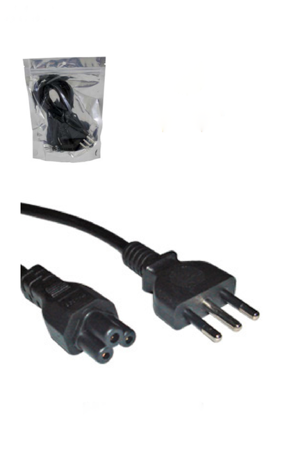 Cable De Poder Tipo Trébol De 1,80 Mts. 220 V / 10 A