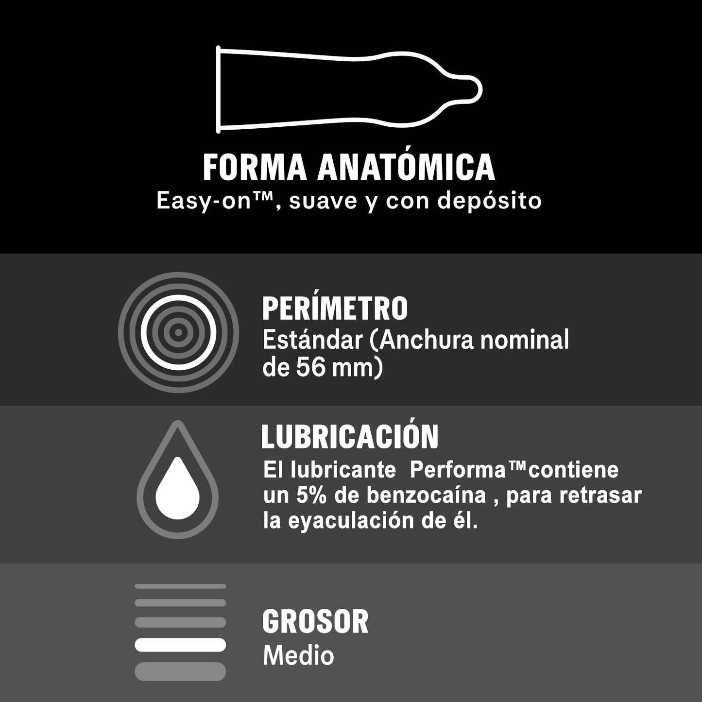 Durex Sorpresas y Placer Caja 3 Condones/Preservativos Surtidos