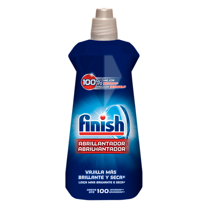 Finish Abrillantador Secante Enjuague Para Lavavajillas Botella 400 ml.