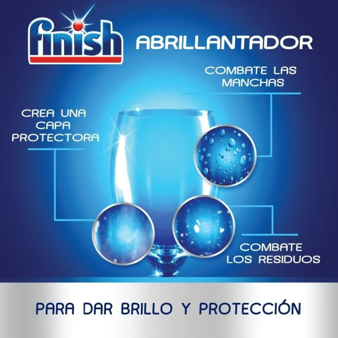 Abrillantador para lavavajillas 0%, ecológico, botella Finish 400 ml