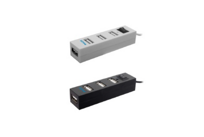 Mini Hub 4 Puertos Philco USB 2.0 Alta Velocidad