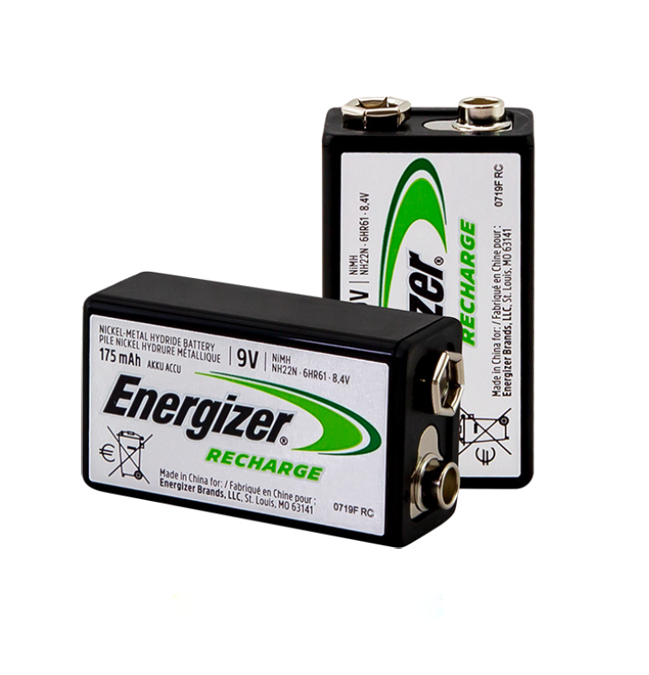 ▷ Piles rechargeables Energizer 9V 175 MAh