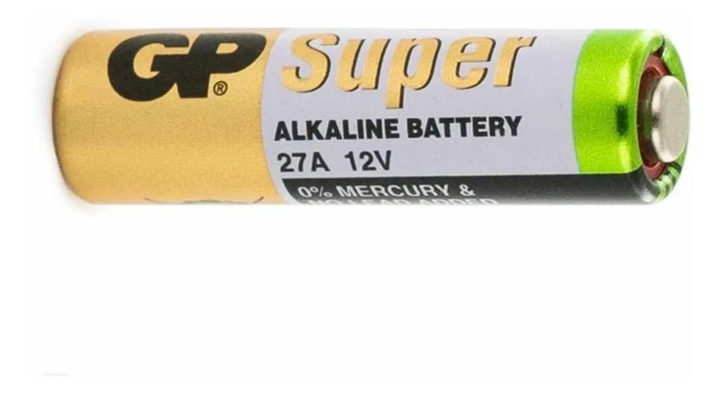 Bateria Pila Alcalina 27A A27 12V 27mAh 28x8mm Para Controles - yorobotics