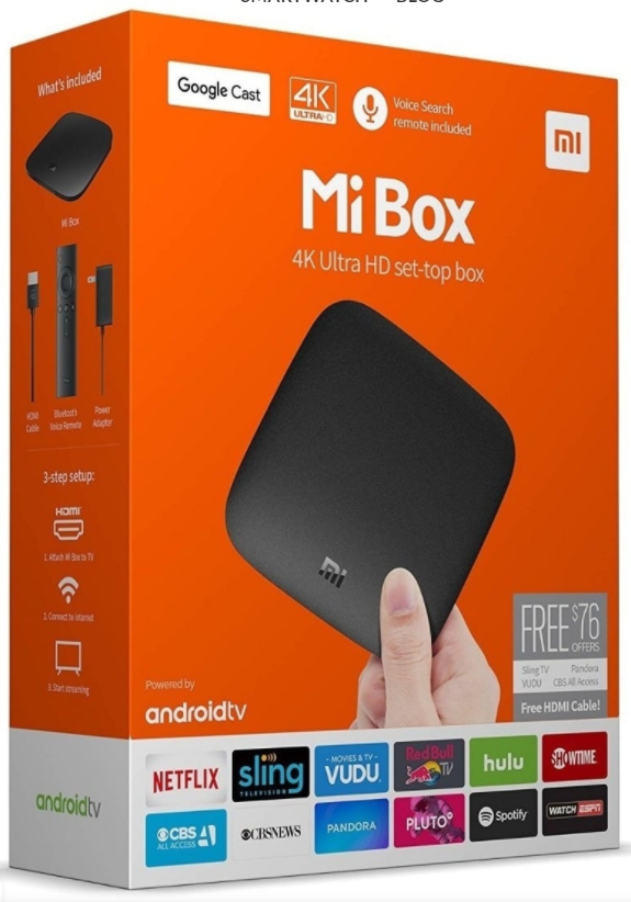 XIAOMI Mi Box S Avec Android TV, Miracast, 4K Et Assistant Google à  Distance (Version Internationale Officielle De La Mi Box 4)